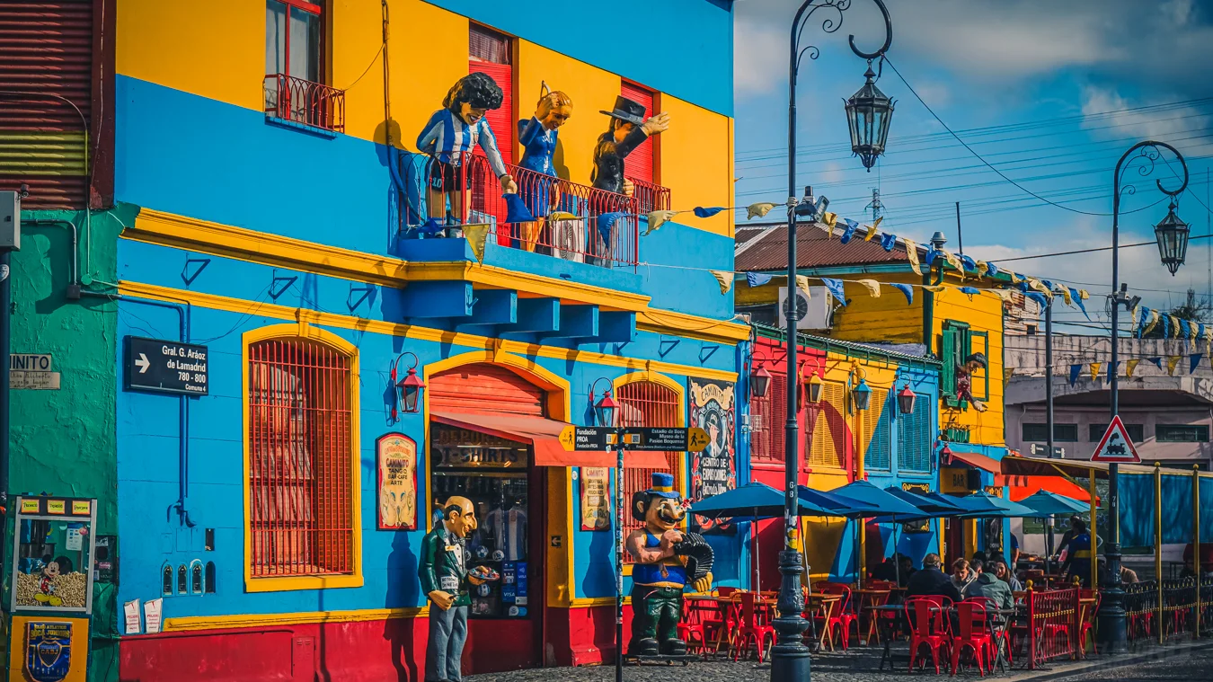 Buenos Aires city streets with historic architecture, cafés and cultural neighborhoods in Argentina